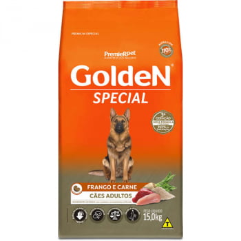 Ração Seca PremieR Pet Golden Special Cães Adultos Frango e Carne